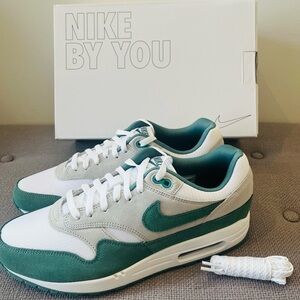 New Nike Air Max 1 By You Mens 10 Bicoastal Suede